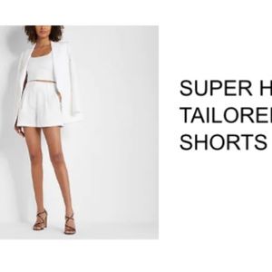 Express super high waisted shorts.